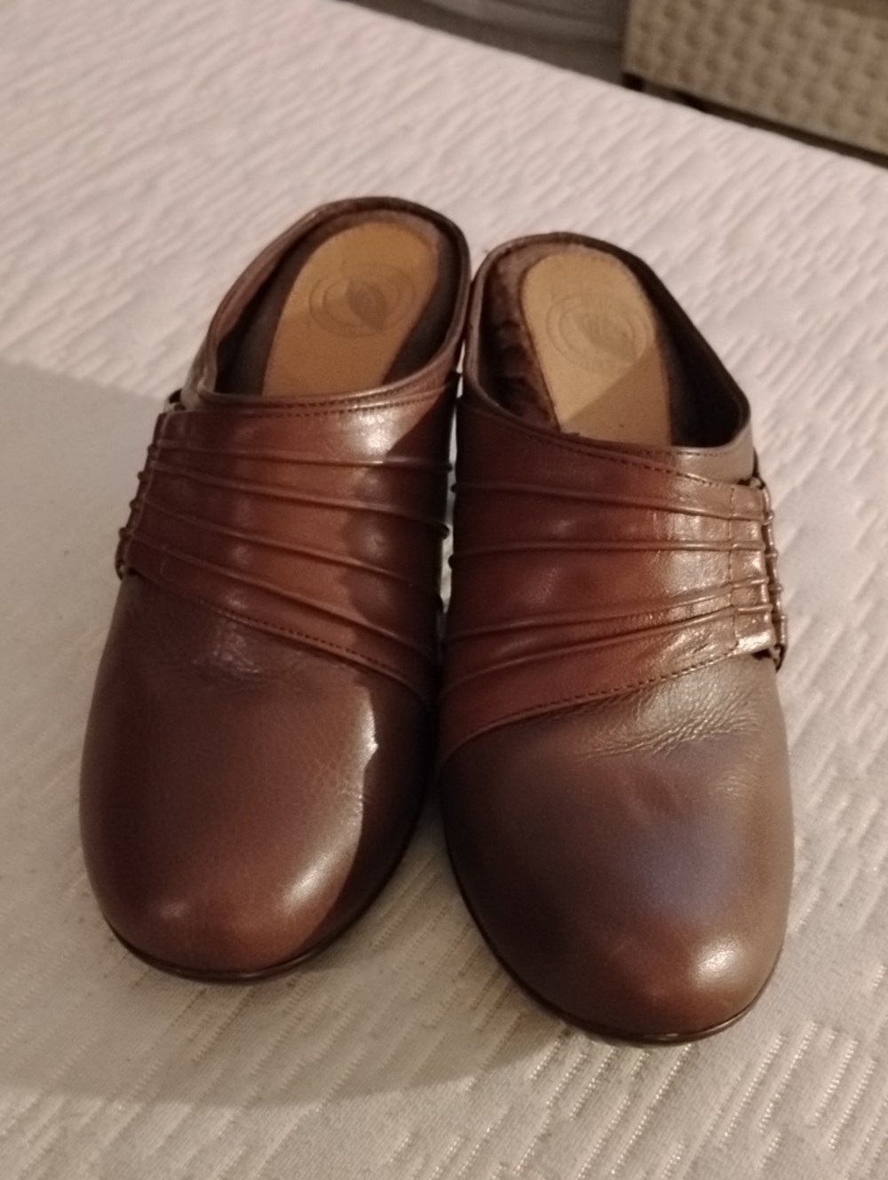 Nurture Mabel Brown Slip-On Mules